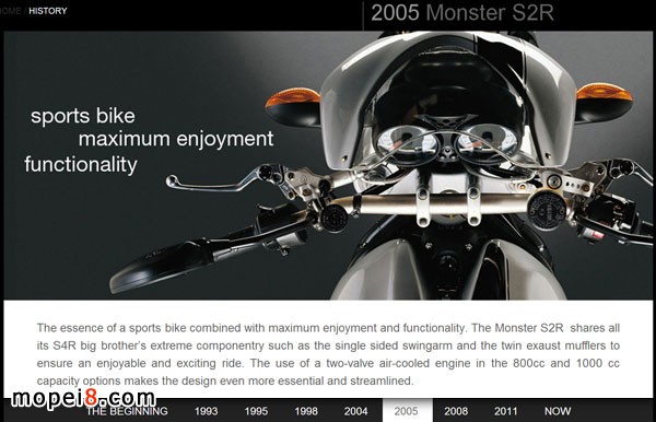 2005 MONSTER S2Rͬr(sh)Ƴ800cc/1,000cc汾